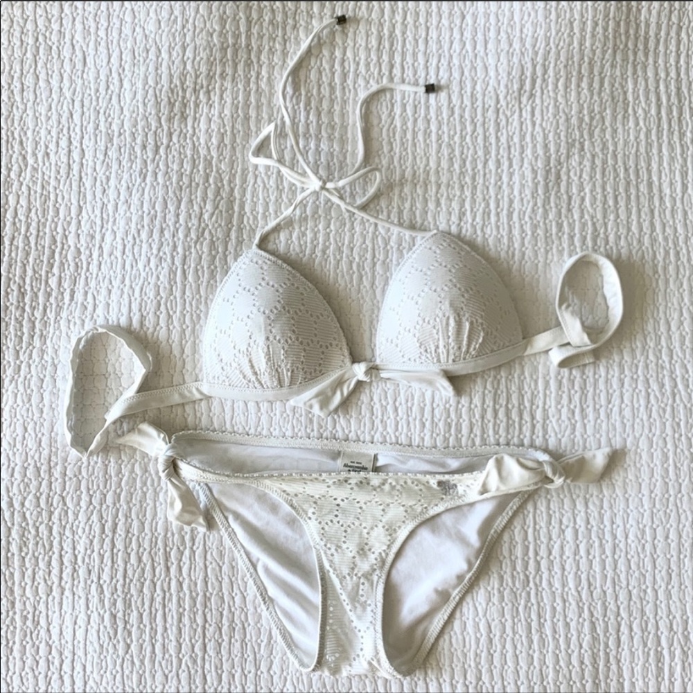 Abercrombie Crochet Bikini Set